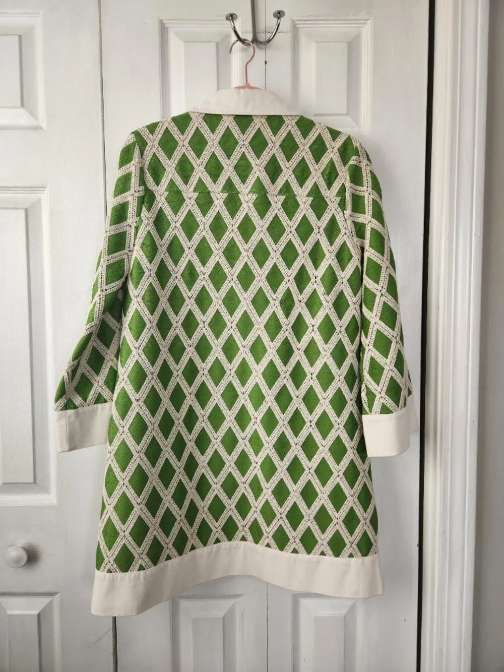 Tuckernuck Collier Dress Green Crochet Size Medium - Picture 3 of 7